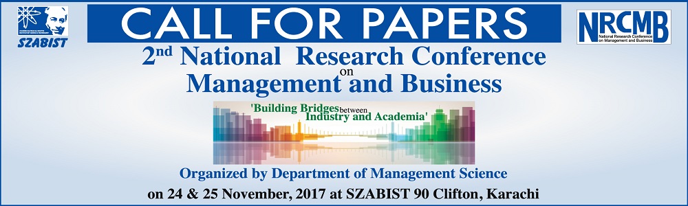 SZABIST's  National Research Conference on Management and Business